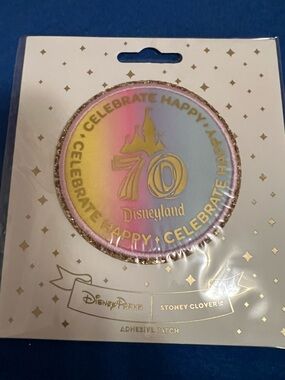 New Disney Parks/Stoney Clover Lane 70th Anniversary Adhesive Patch